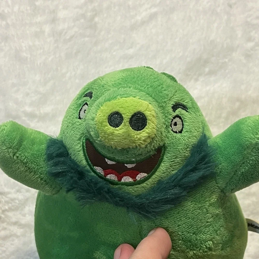 Angry Birds Green Pig Plush King Leonard Rovio Movie No Sound Bearded 2017 Toy
